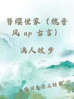 簪缨世家（魏晋风 np 古言）